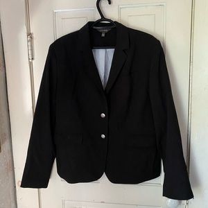 Denver Hayes black, pinstripe lined blazer